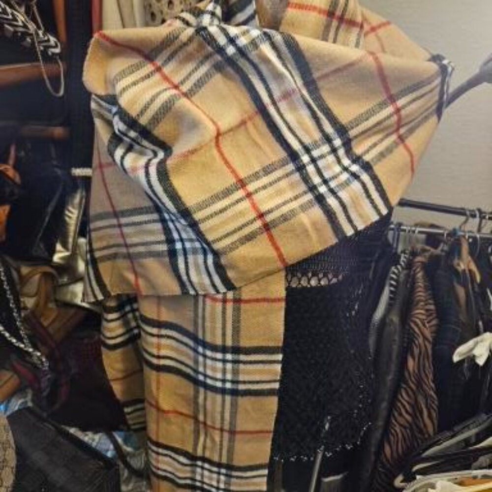 Plaid Scarf Unbranded